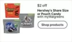 Hershey's - Share Size or Pouch Candy