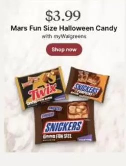 Mars - Fun Size Halloween Candy