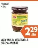 AGV WULIN VEGETABLE 1632094