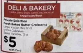 Fresh Baked Butter Croissants