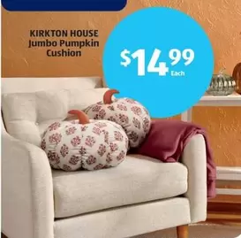 Jumbo Pumpkin Cushion
