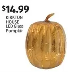 LED Glass Pumpkin