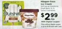 Häagen-Dazs - Ice Cream or Fruit Bars