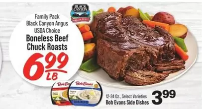Bob Evans - Boneless Beef Chuck Roasts