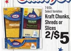 Kraft - Chunks, Shreds or Slices