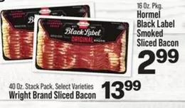 Hormel - Black Label Smoked Sliced Bacon