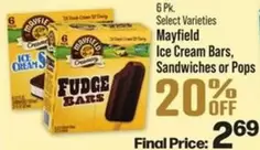 pops - Ice Cream Bars, Sandwiches or Pops