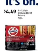 Parkview - Uncured Beef Franks
