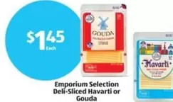 Deli-Sliced Havarti or Gouda