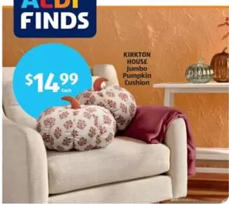 Jumbo Pumpkin Cushion