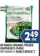 Frozen - ORGANIC CHOPPED SHEPHERD'S PURSE