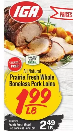 all - Prairie Fresh Whole Boneless Pork Loins