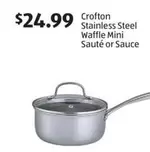 Stainless Steel Waffle Mini Sauté or Sauce