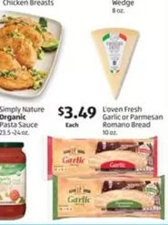 L'oven Fresh - Garlic or Parmesan Romano Bread