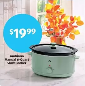 Manual 6-Quart Slow Cooker