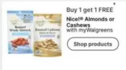 Almonds or Cashews