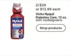 Vicks - NyQuil Diabetes Care