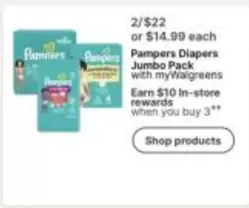Pampers -  Diapers Jumbo Pack