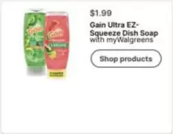 Gain - Ultra EZ-Squeeze Dish Soap