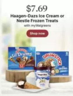 Nestle - Ice Cream or Frozen Treats