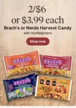 Harvest - Brach's or Nerds Harvest Candy