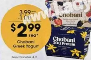 Chobani - Greek Yogurt