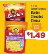 borden - Shredded Cheese