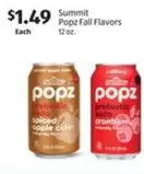 Apple - Popz Prebiotic Soda