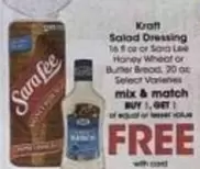 Kraft - Salad Dressing or Bread