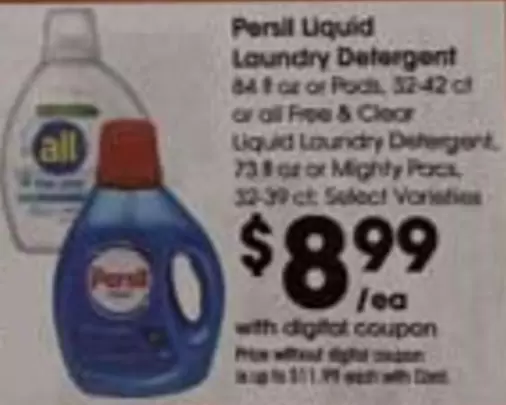 all - Liquid Laundry Detergent