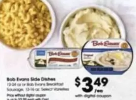 Bob Evans - Side Dishes or Breakfast Sausage