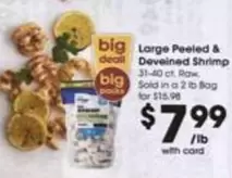 Large Peeled & Deveined Shrimp