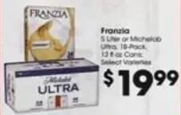 Franzia - 5 Liter or 18-Pack 12 oz Cans