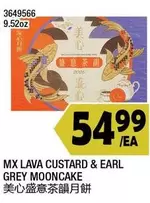 MX LAVA CUSTARD & EARL GREY MOONCAKE