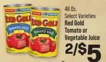 Red Gold - Tomato or Vegetable Juice