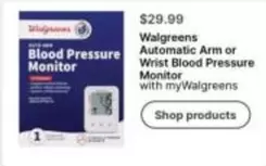 Automatic Arm or Wrist Blood Pressure Monitor