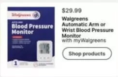Automatic Arm or Wrist Blood Pressure Monitor