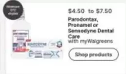 Sensodyne - Parodontax, Pronamel or Dental Care