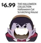 Halloween Cat Scratching House