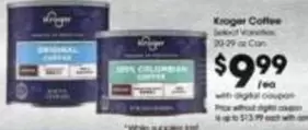 Kroger Coffee