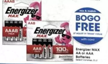 Energizer - MAX AA or AAA Batteries