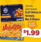 Kraft - Deluxe or Velveeta Mac & Cheese