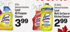 Lysol - All Purpose Cleaner or Multi Surface or Kitchen Cleaner