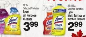 Lysol - All Purpose Cleaner or Multi Surface or Kitchen Cleaner