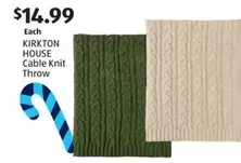 Cable Knit Throw