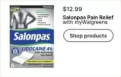 Salonpas - Pain Relief with myWalgreens