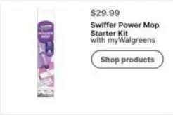 Swiffer - Power Mop Starter Kit