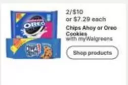 Oreo - Chips Ahoy or Cookies