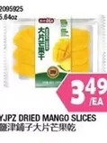 2095925 DRIED MANGO SLICES