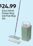 Easy Home Power Mop Set/Flat Mop Set